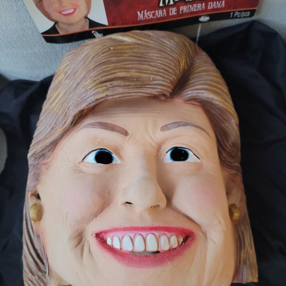 Amscan Lady President Hillary Halloween Costume Latex Mask Halloween Mask - Picture 1 of 6